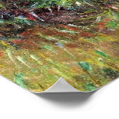 Monet - Landschap bij Port-Villez, Poster (Hoek)