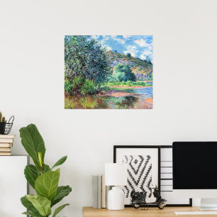 Monet - Landschap bij Port-Villez, Poster