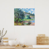 Monet - Landschap bij Port-Villez, Poster (Keuken)