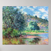 Monet - Landschap bij Port-Villez, Poster (Voorkant)