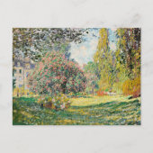 Monet - Landschap, het Parc Monceau, Briefkaart (Voorkant)
