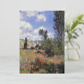 Monet - Lane in het Poppy Field (Staand voorkant)