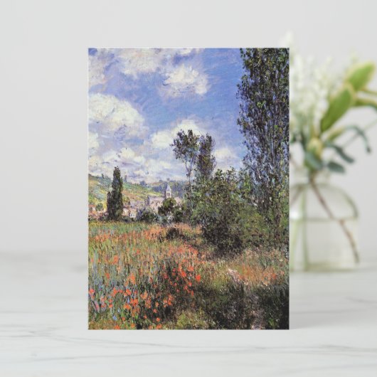 Monet - Lane in het Poppy Field (Staand voorkant)