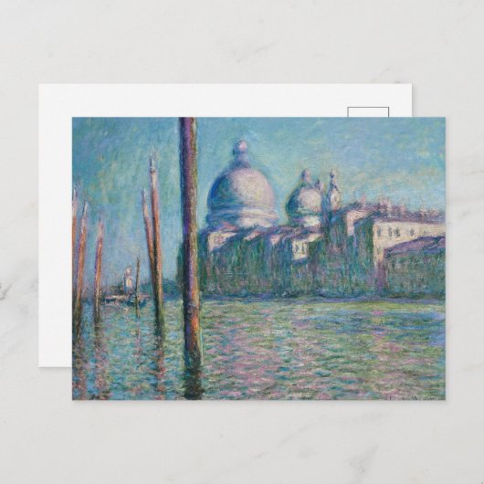 Monet - Le Grand Canal Briefkaart (Voorkant / Achterkant)