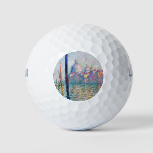 Monet Le Grand Canal Impressionist People Famous Golfballen (Voorkant)