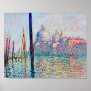 Monet Le Grand Canal Impressionist People Famous Poster