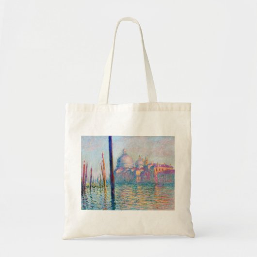 Monet Le Grand Canal Impressionist People Famous Tote Bag (Voorkant)