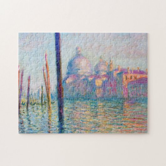 Monet Le Grand Canal Impressionist People hardst Legpuzzel (Horizontaal)