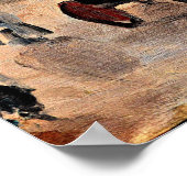 Monet - Le Pont Neuf Poster (Hoek)