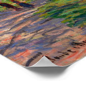Monet - Lente aan de Seine Poster (Hoek)