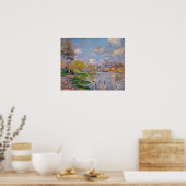 Monet - Lente aan de Seine Poster (Keuken)