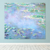 Monet Les Nympheas Water Lilies Fine Art Canvas Afdruk (Insitu (Houten vloer))