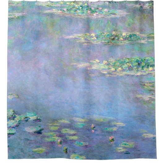 Monet Les Nympheas Water Lilies Fine Art Douchegordijn (Voorkant)