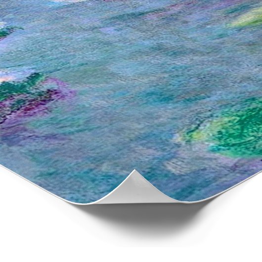 Monet Les Nympheas Water Lilies Fine Art Poster (Hoek)