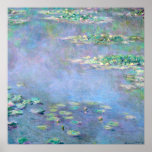 Monet Les Nympheas Water Lilies Fine Art Poster<br><div class="desc">Les Nympheas Water Lilies is een bloemschilderij van de Franse kunstenaar van het impressionisme,  Claude Monet,  in 1906. Het show de reflecties van de hemel en wolken in zijn waterlopervijver in Giverny,  Frankrijk.</div>