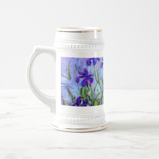 Monet Lila Irises Bierpul (Links)