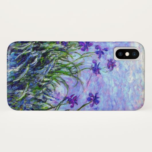 Monet Lila Irises Case-Mate iPhone Case (Achterkant (horizontaal))