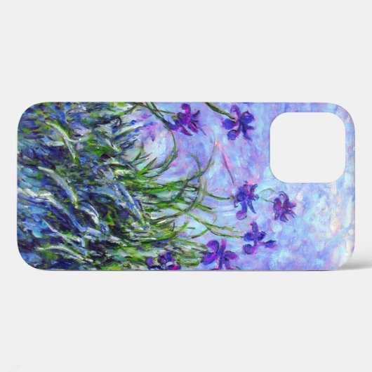 Monet Lila Irises Case-Mate iPhone Case (Achterkant (horizontaal))