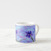 Monet Lila Irises Espresso Kop (Voorkant rechts)
