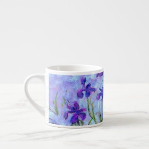 Monet Lila Irises Espresso Kop