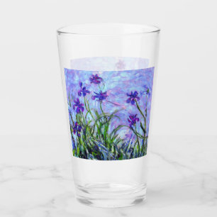 Monet Lila Irises Glas