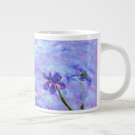Monet Lila Irises Grote Koffiekop (Rechts)