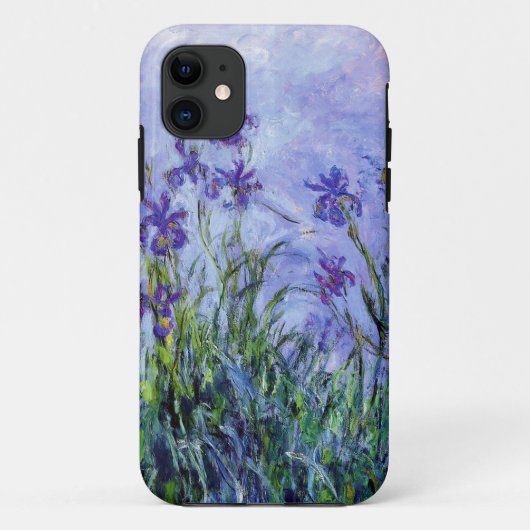 Monet Lila Irises iPhone 5 Hoesje (Achterkant)