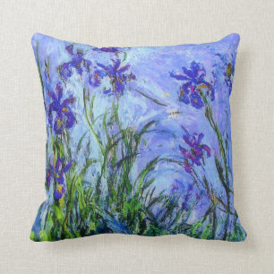 Monet - Lila Irises Kussen