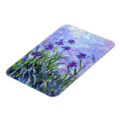 Monet Lila Irises Magneet (Linkerzijde)
