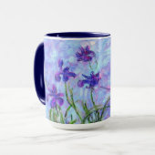 Monet Lila Irises Mok (Voorkant links)