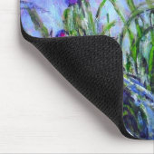 Monet Lila Irises Muismat (Hoek)