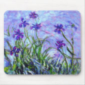 Monet Lila Irises Muismat (Voorkant)