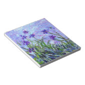 Monet Lila Irises Notitieblok (Schuin)