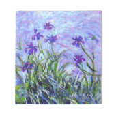 Monet Lila Irises Notitieblok (Voorkant)