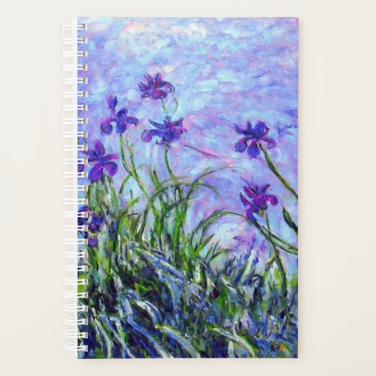 Monet Lila Irises Planner (Voorkant)