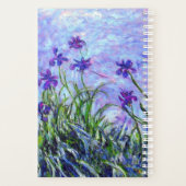 Monet Lila Irises Planner (Achterkant)