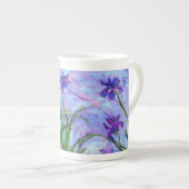 Monet Lila Irises Porselein Kop (Voorkant rechts)