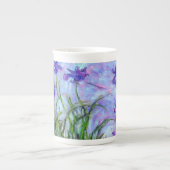 Monet Lila Irises Porselein Kop (Voorkant)