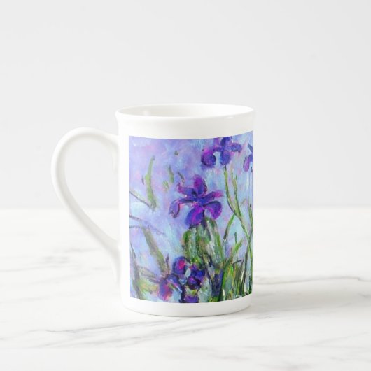Monet Lila Irises Porselein Kop (Links)