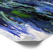 Monet Lila Irises Poster (Hoek)