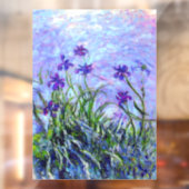 Monet Lila Irises Raamsticker (Vel 2)