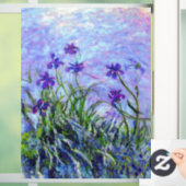 Monet Lila Irises Raamsticker (Huis)