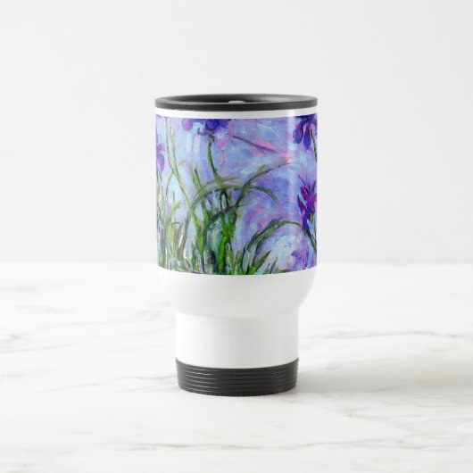 Monet Lila Irises Reisbeker (Center)