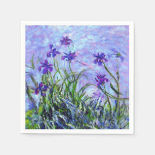 Monet Lila Irises Servet