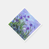 Monet Lila Irises Servet (Hoek)