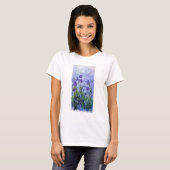 Monet Lila Irises T-shirt (Voorkant volledig)