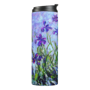 Monet Lila Irises Thermosbeker