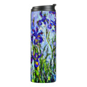 Monet - Lila Irises Thermosbeker (Gedraaid links)