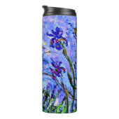 Monet - Lila Irises Thermosbeker (Geroteerd rechts)
