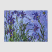 Monet - Lila Irises Tissuepapier (Voorkant)